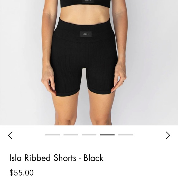 Lebod Ribbed Shorts - Picture 3 of 4
